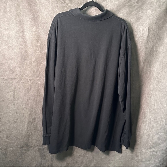 Polo by Ralph Lauren Men's Black Polo with Red Logo - long sleeve- 4XB - Picture 8 of 8